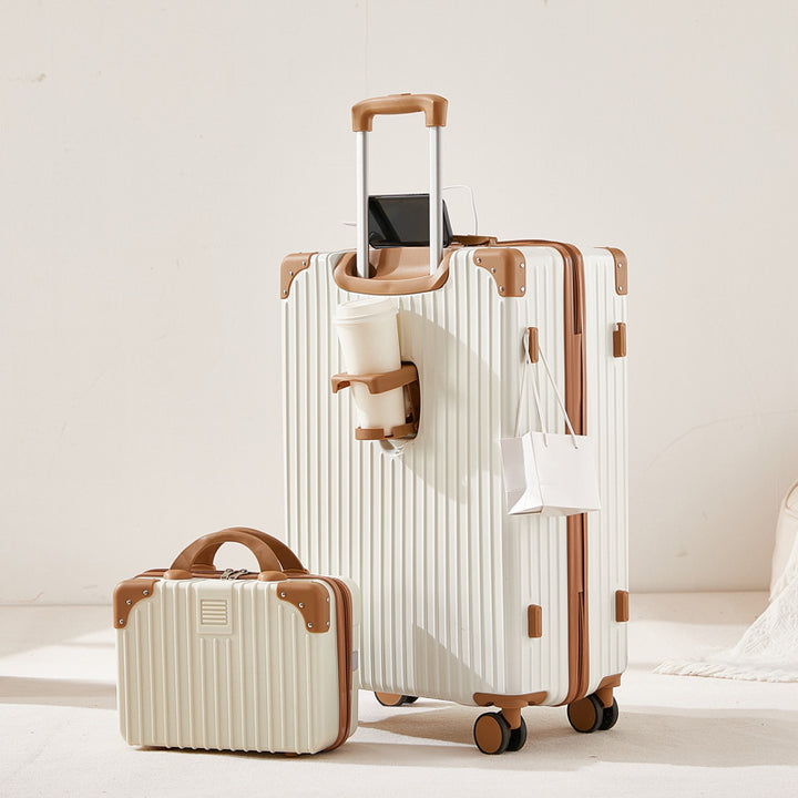 Unisex Rigid Multi-Compartment Travel Suitcase Stornfield