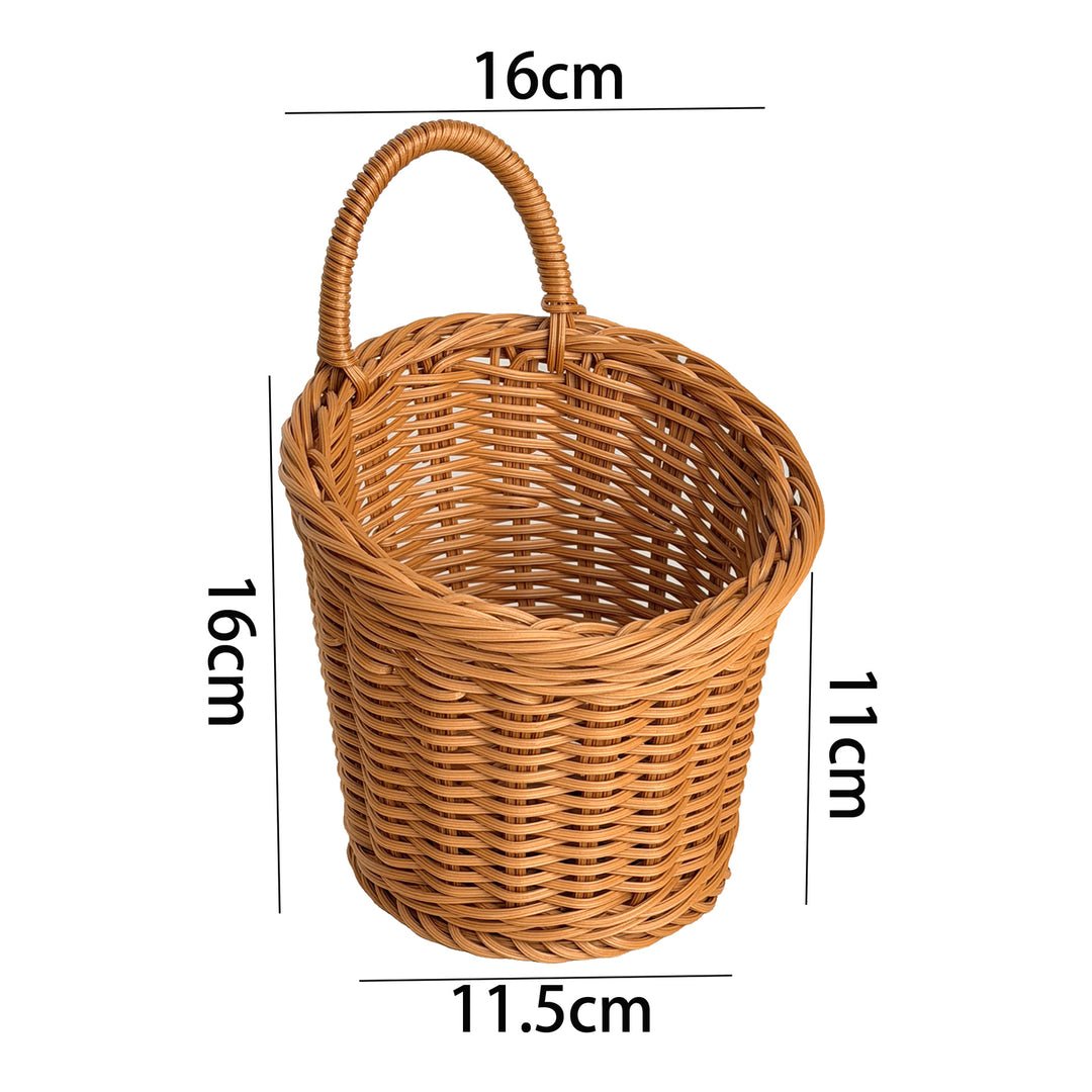 Woven Storage Basket with Handles Stornfield
