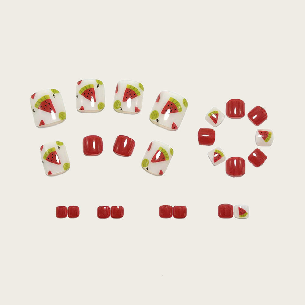 Artificial Nail Set with Fruity Designs Stornfield