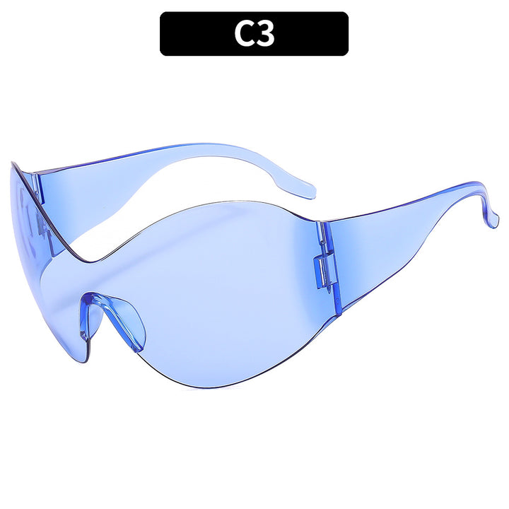 Futuristic Full Frame Shield Sunglasses