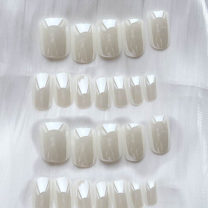 Premium Glossy Press-On Nail Art Set Stornfield