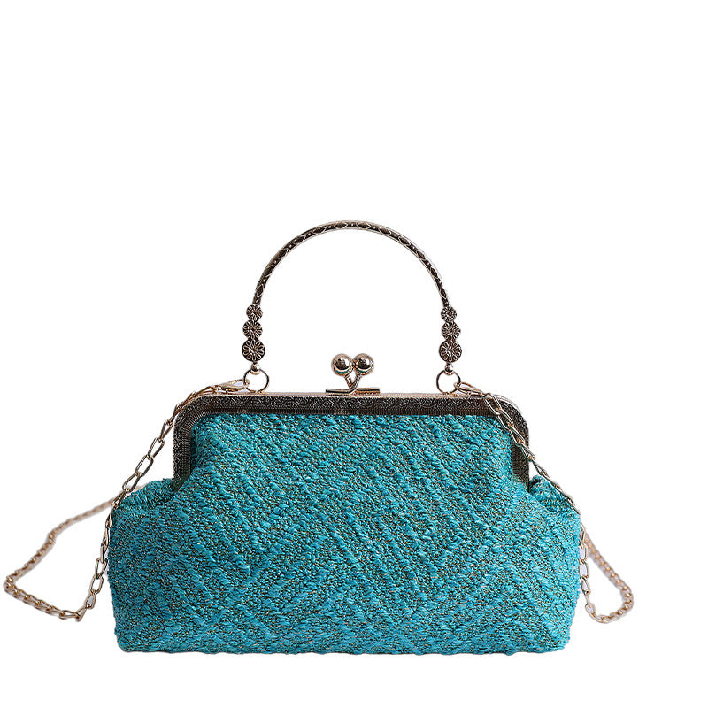 Vintage-Inspired Textured Crossbody Bag Stornfield