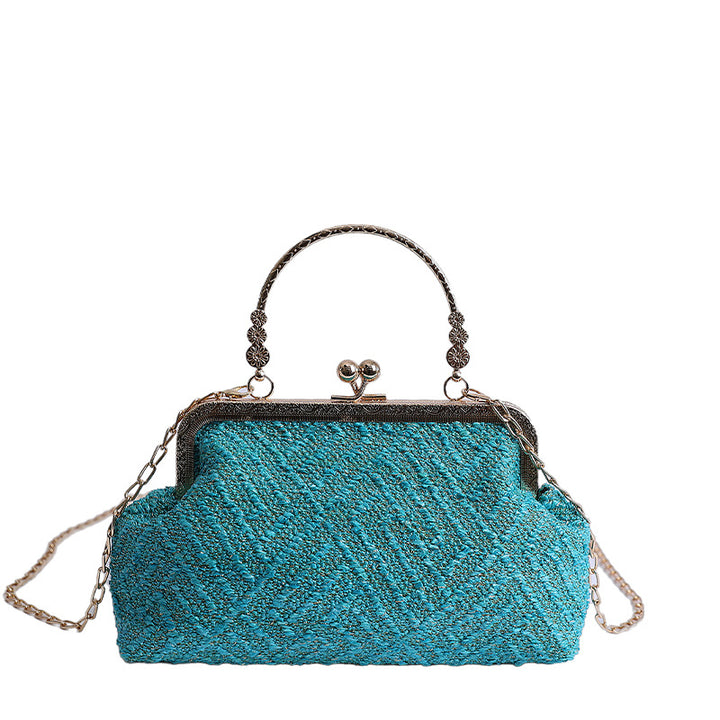 Vintage-Inspired Textured Crossbody Bag Stornfield