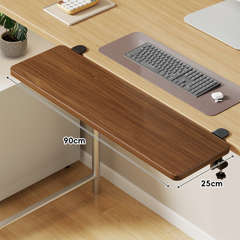 Extra-Wide Low-Profile Under-Desk Slide-Out Keyboard and Mouse Platform