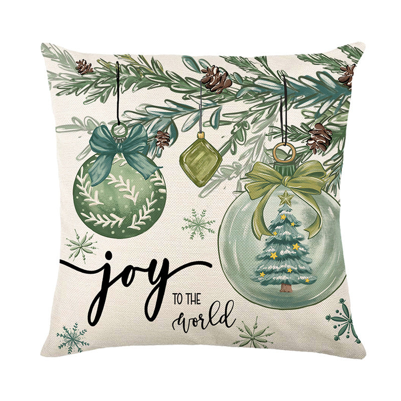 Decorative Winter Pine Forest Throw Pillow Cover