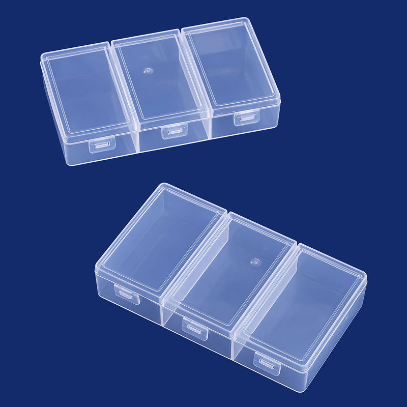 Multi-Compartment Clear Craft Storage Case Stornfield