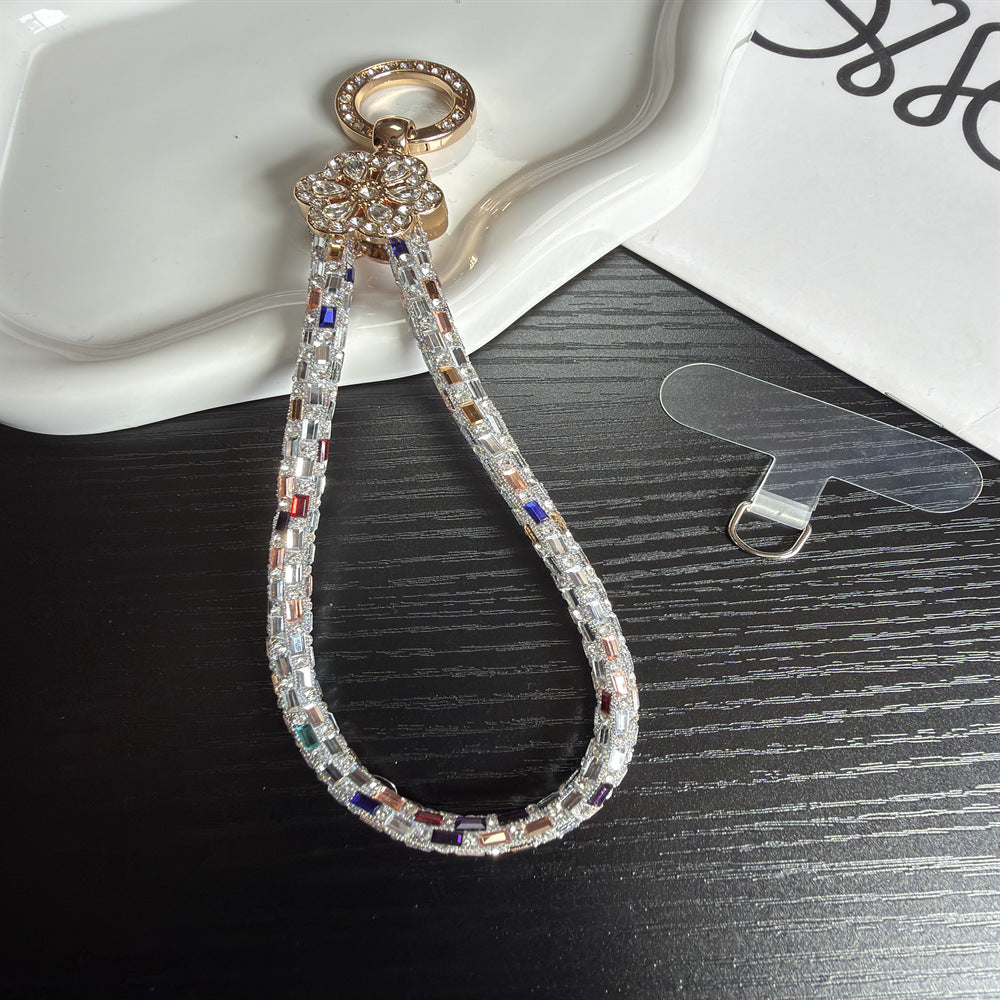 Elegant Crystal-Accented Keychain Holder Stornfield