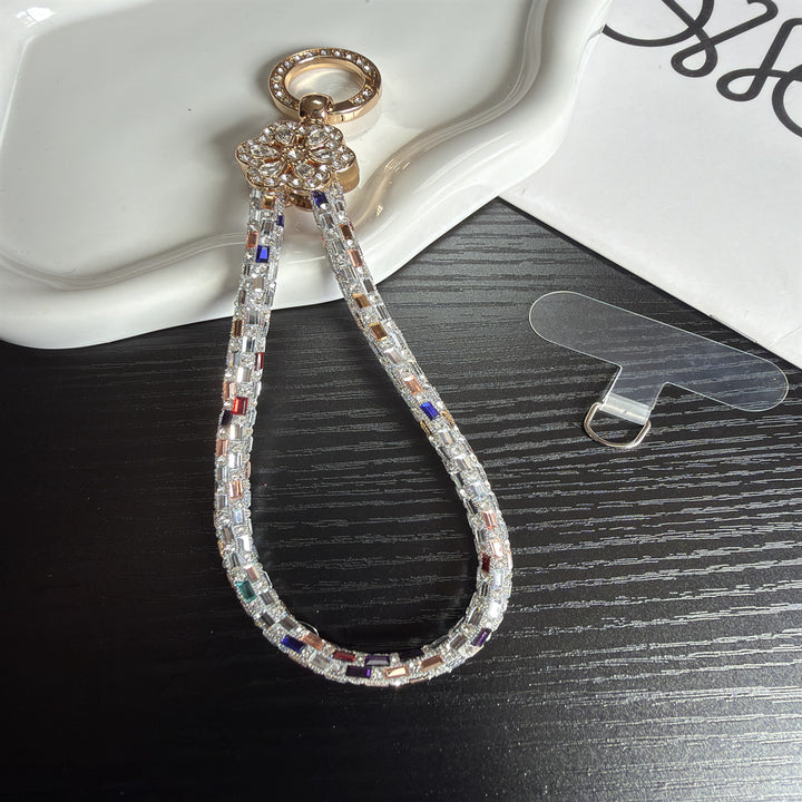 Elegant Crystal-Accented Keychain Holder Stornfield