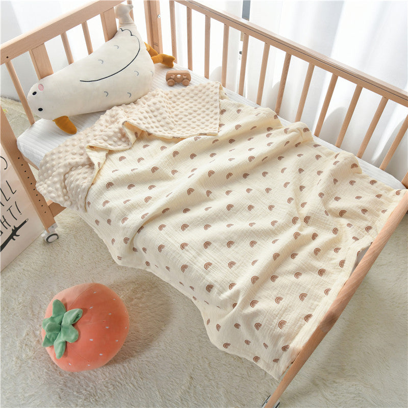 Plush Quilted Double-Sided Baby Blanket Stornfield