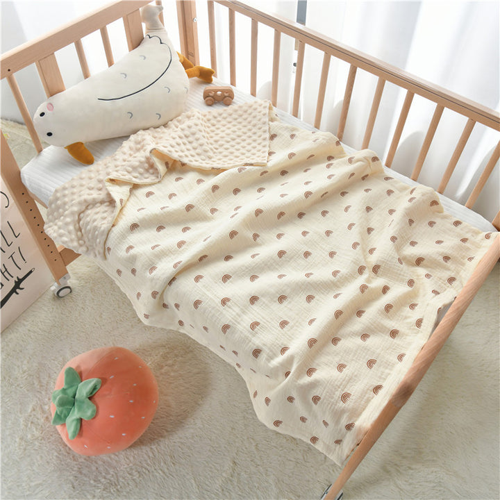 Plush Quilted Double-Sided Baby Blanket Stornfield