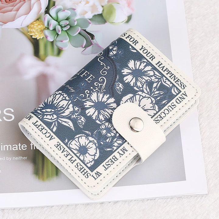 Elegant Rose Print Wallet Stornfield