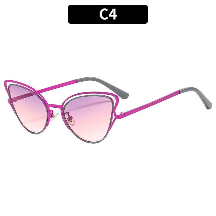 Women's Cat-Eye Sunglasses with Luxurious Metal Frame and High-Quality Gradient Lenses Stornfield