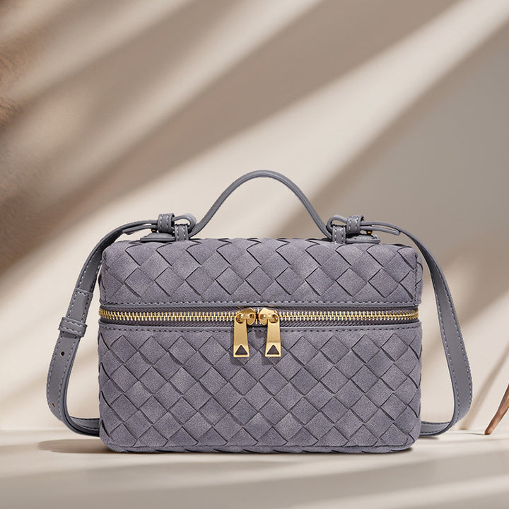 Handcrafted Textured Leather Crossbody Bag Stornfield
