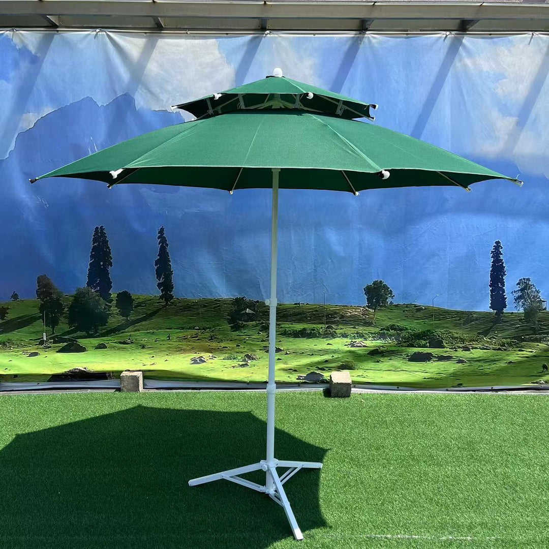 Garden umbrella with stable construction and UV protection Stornfield