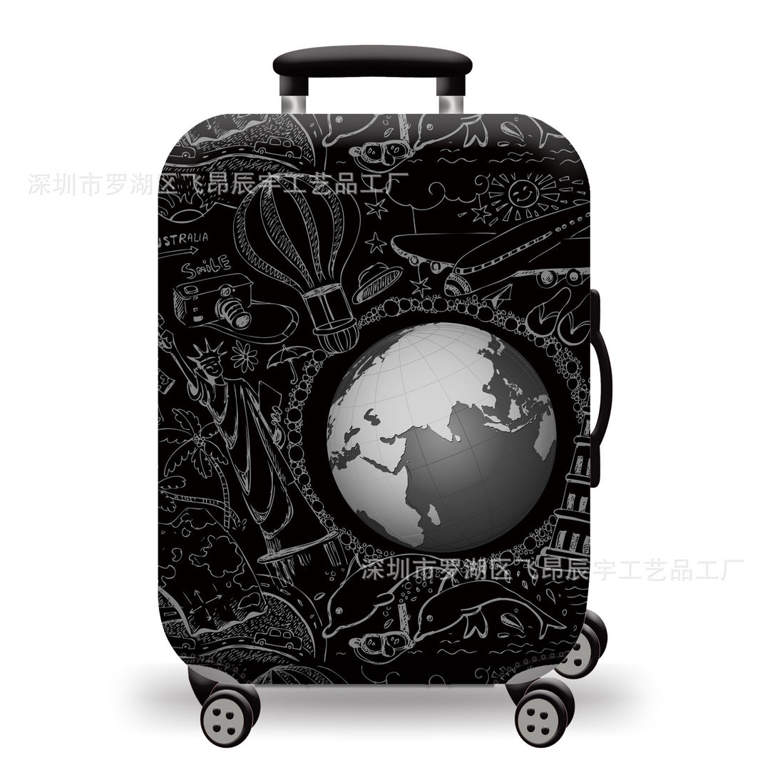 Hard Shell Luggage with Earth Design Stornfield