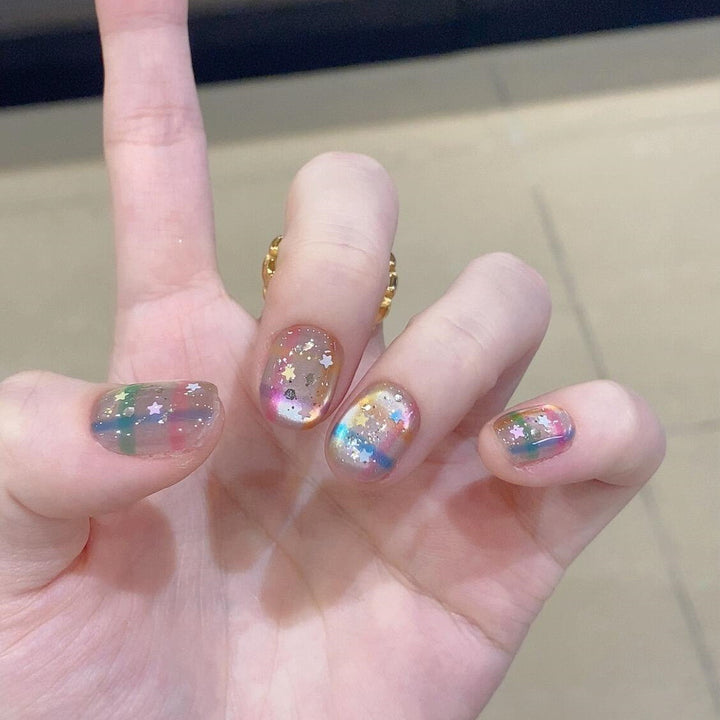 Glamorous artificial nails with multifunctional design Stornfield