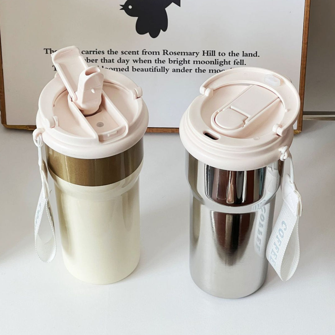 Ladies thermos mug with stylish flower design Stornfield