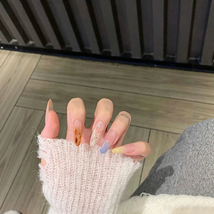 Trendy Artistic Stiletto Nail Enhancements