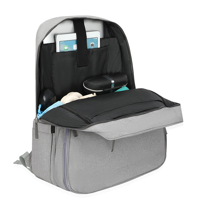 Multi-Compartment Fitness Backpack with Shoe Storage Stornfield