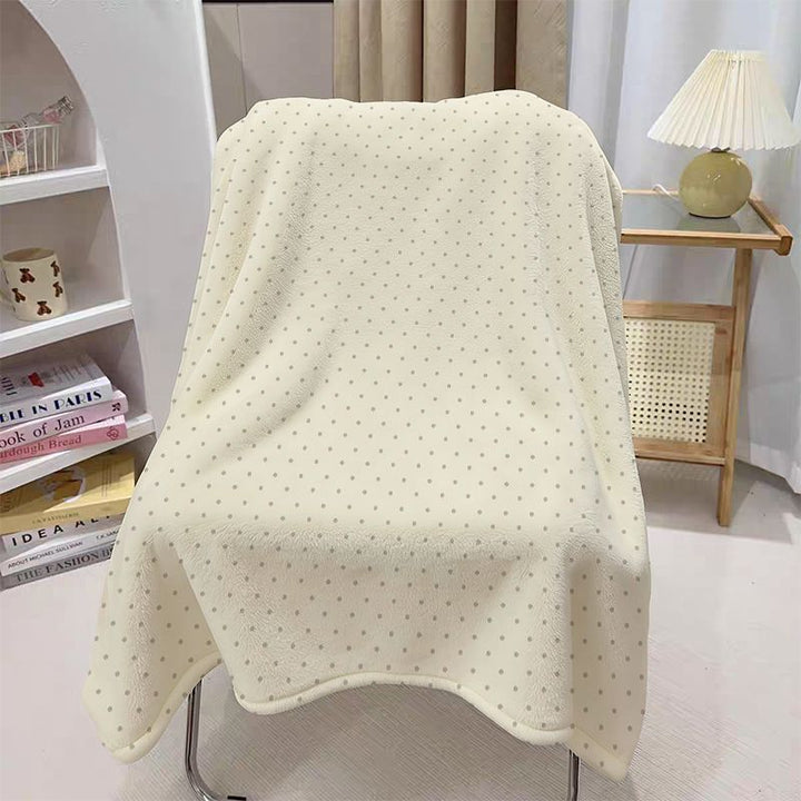 Cozy Dot Pattern Throw Blanket Stornfield