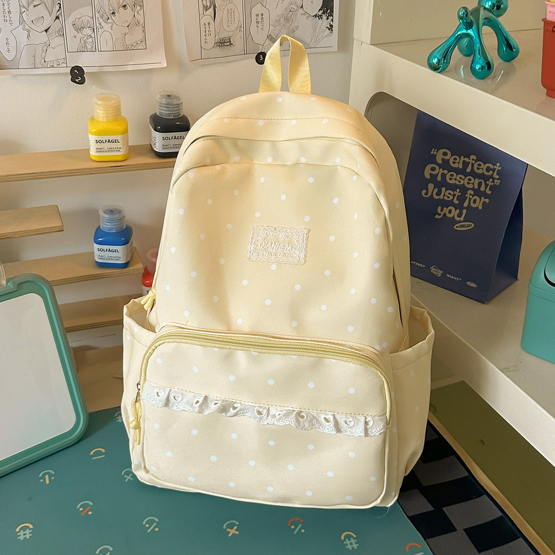 Polka Dot Decorative Backpack Stornfield