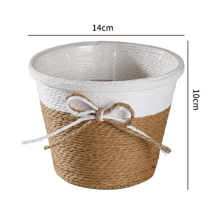 Heart-Shaped Woven Storage Basket Stornfield