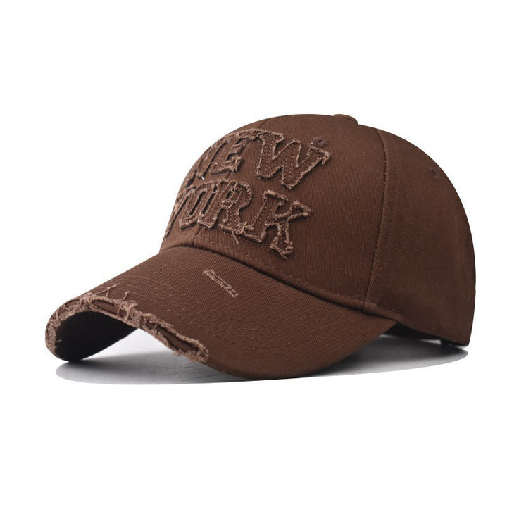 Women's Distressed Embroidered Baseball Cap Stornfield