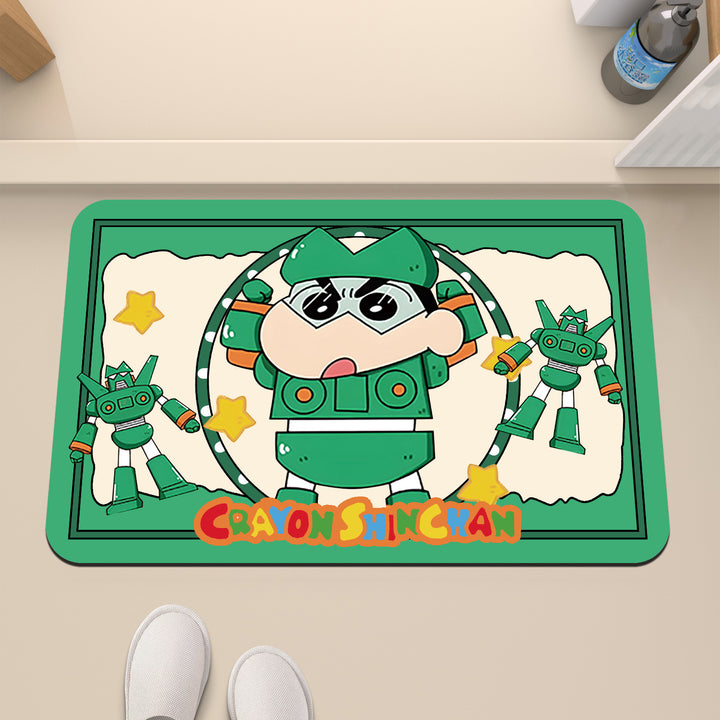 Cartoon Character Themed Bath Mat