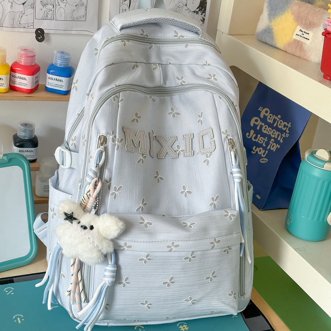 Floral Appliqué Stylish Backpack Stornfield