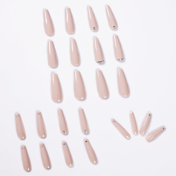 Elegant fake nails with glitter accents Stornfield