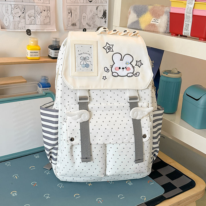 Cute Character Print Backpack Stornfield