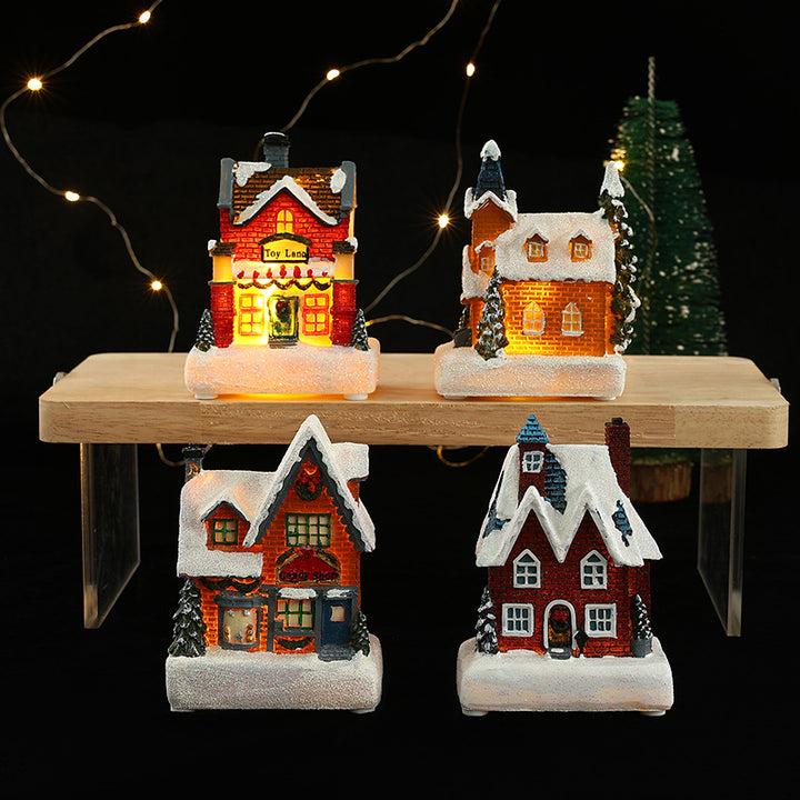 Decorative Christmas lighting with LED house design Stornfield
