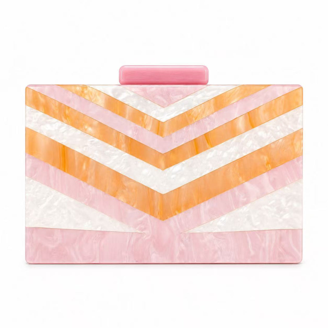Geometric Acrylic Clutch