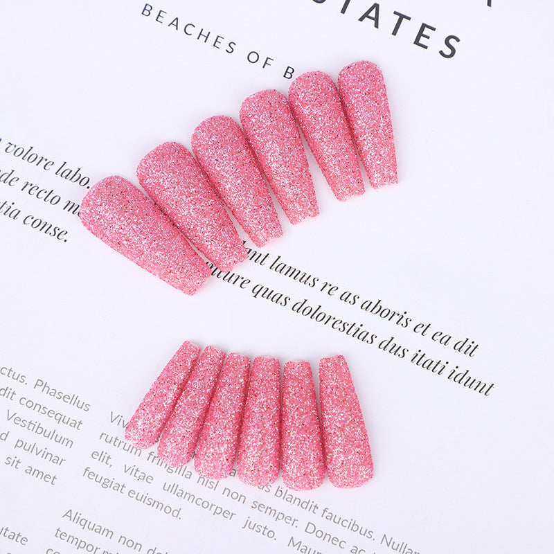 High-quality artificial nails with glitter effects Stornfield