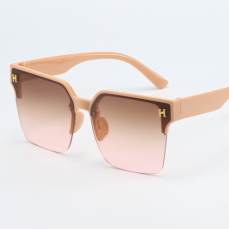 Women square sunglasses with elegant metal frame Stornfield