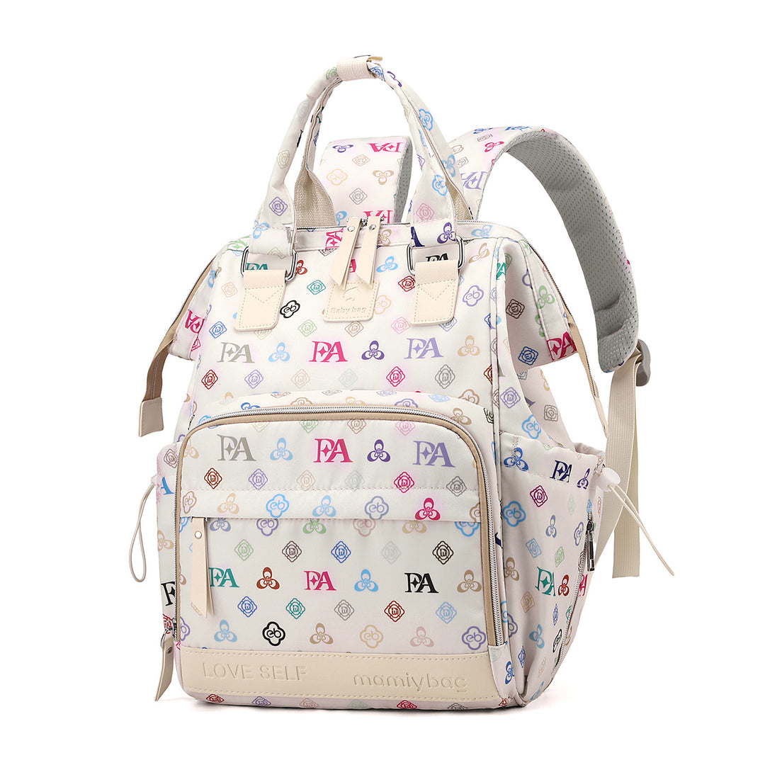 Floral Print Multi-Functional Backpack Stornfield