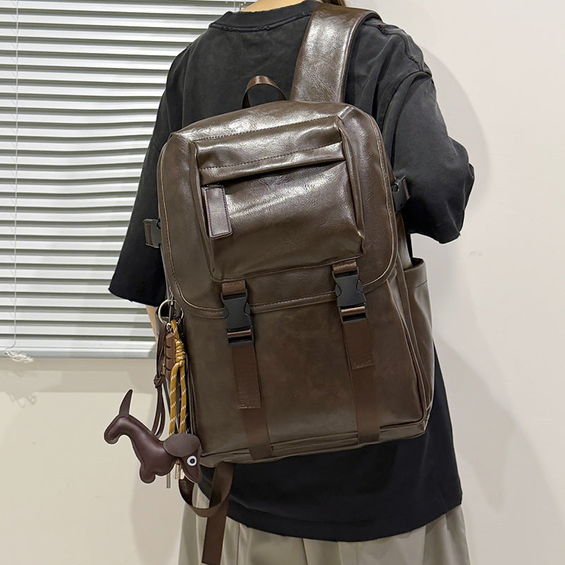 Structured Leather Backpack Stornfield