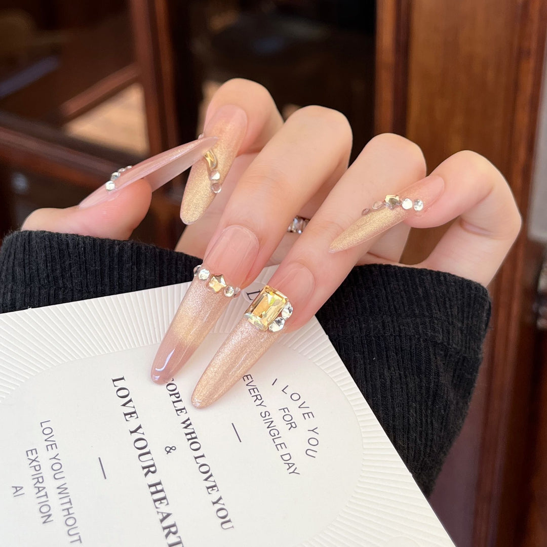 Glamorous Stiletto Press-On Nail Extensions Stornfield