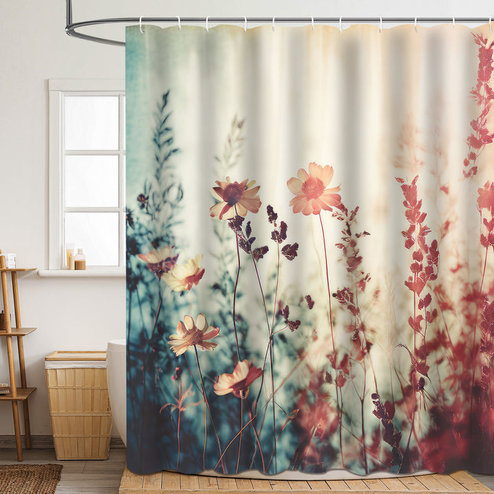 Floral Patterned Bathroom Shower Curtain Stornfield