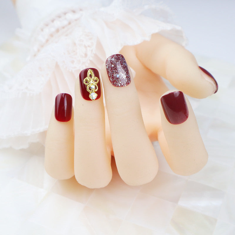 Glittery Decorative Press-On Nail Art Stornfield
