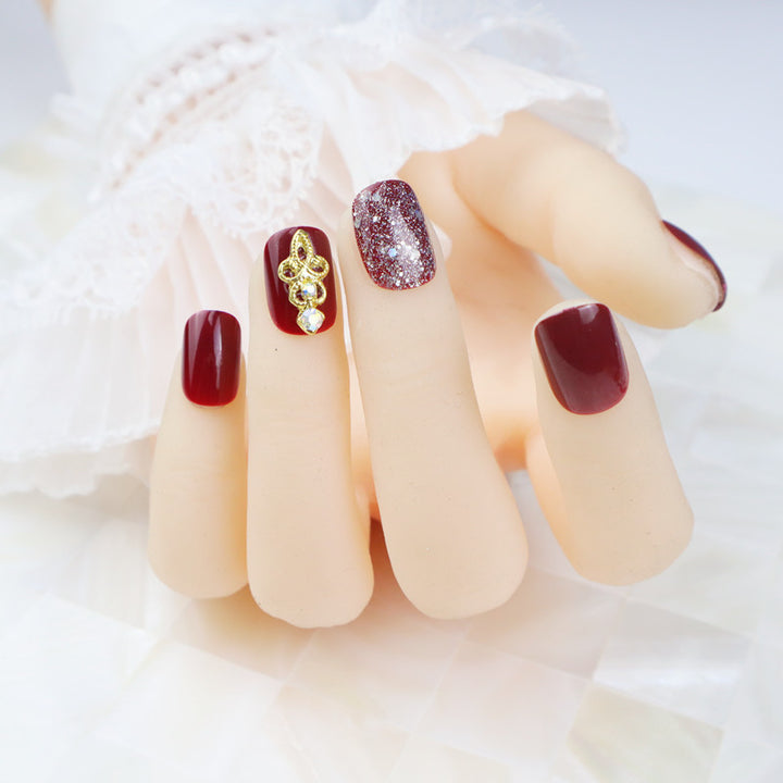 Glittery Decorative Press-On Nail Art Stornfield