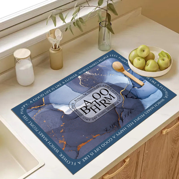 Abstract Geometric Kitchen Mat Stornfield