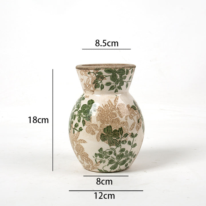 Floral Ceramic Vase Stornfield