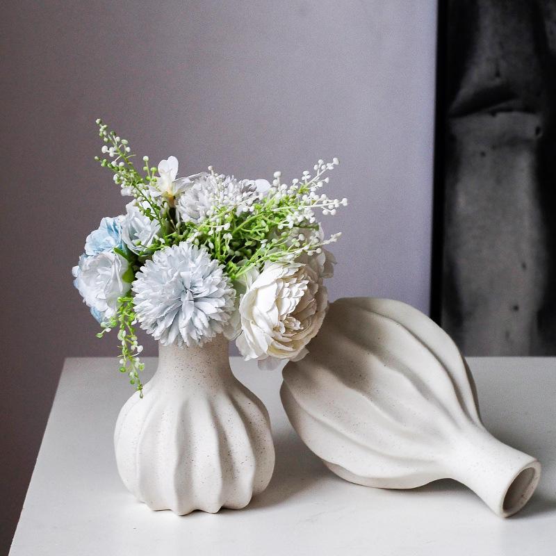 Textured Ceramic Decorative Vase