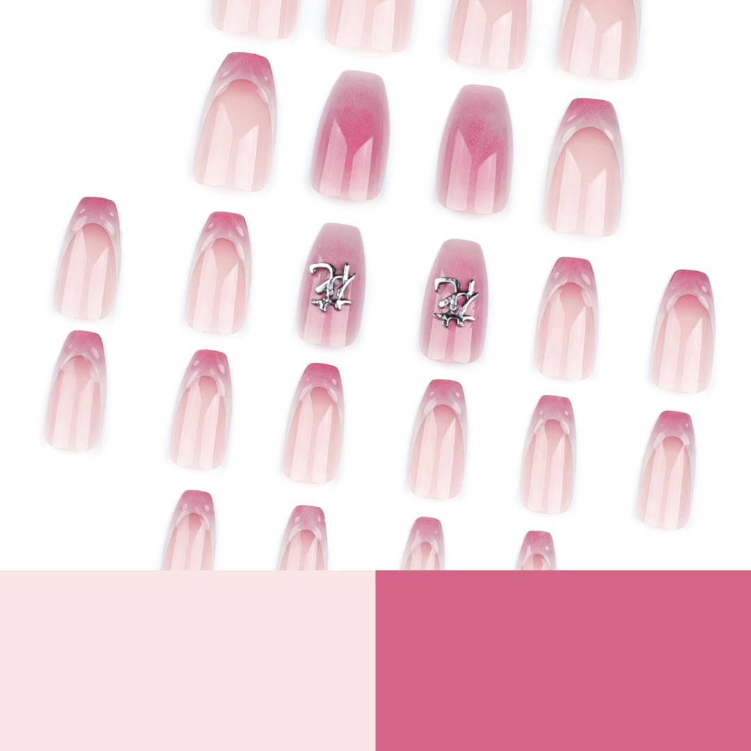 Artful stiletto nails with floral accents and 3D details Stornfield
