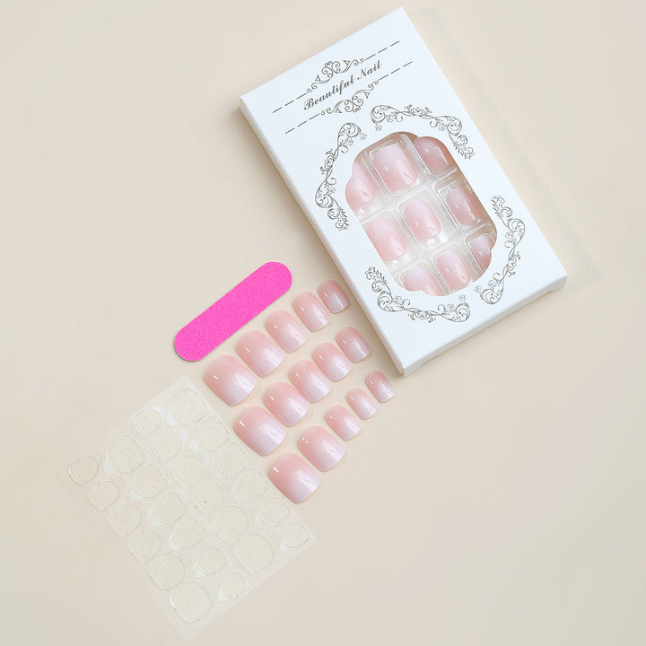 Artificial nail set with elegant natural finish Stornfield