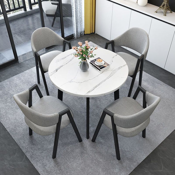 Dining chair with ergonomic upholstery and modern design Stornfield