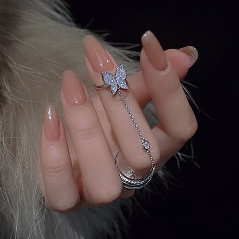 Playful ring set with butterfly elements Stornfield