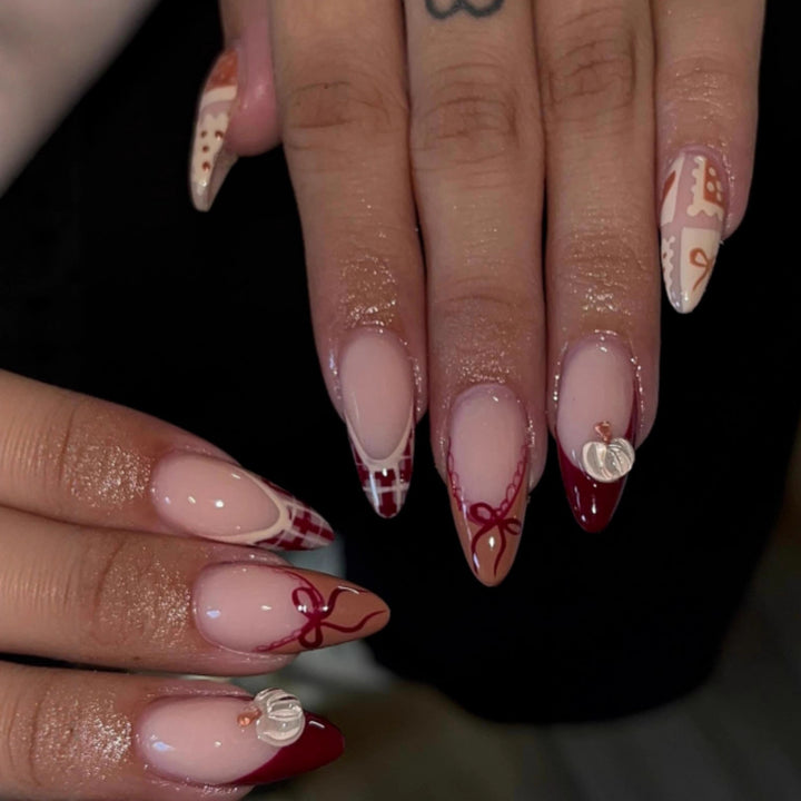 Artistic Themed Press-On Nail Art Stornfield
