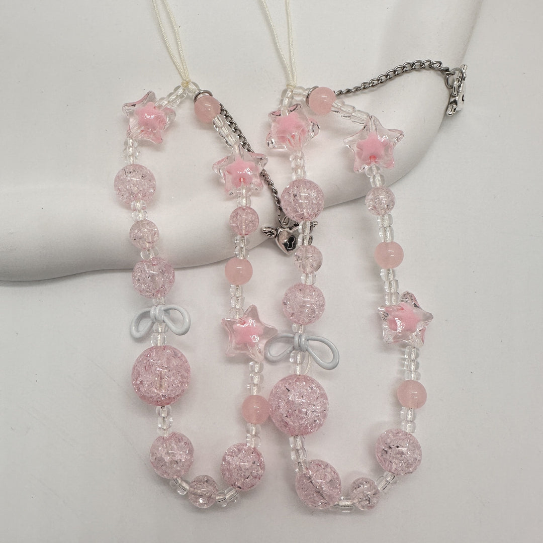 Rhinestone Beaded Charm Necklace Stornfield